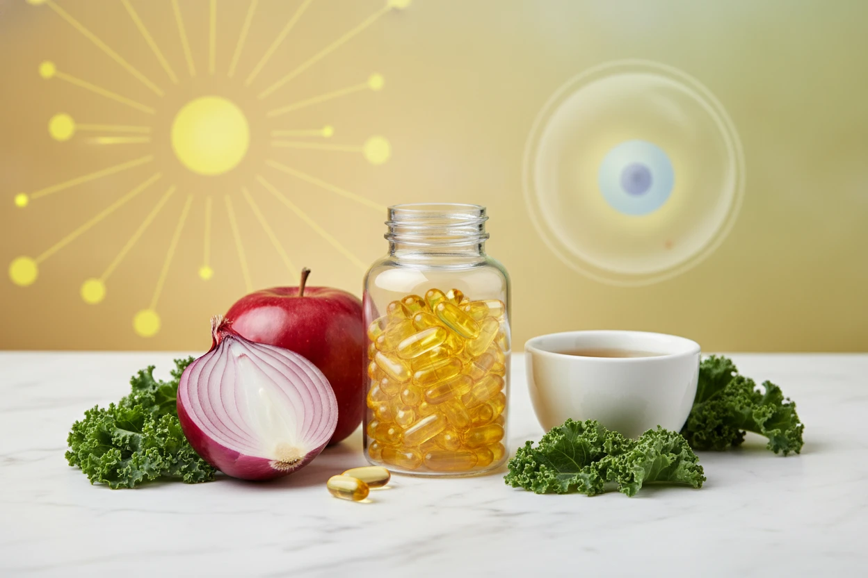 Quercetin: Flavonoid Kháng Viêm Cho Sức Khỏe Tế Bào