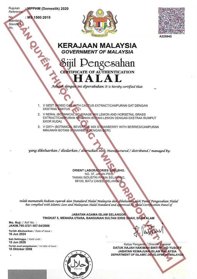 Chứng nhận Halal - Chứng nhận Halal - JAKIM Malaysia