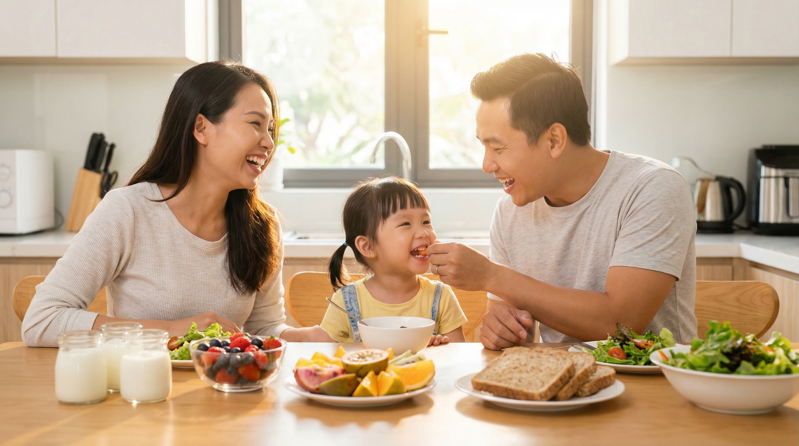 Gia đình khỏe mạnh với V-Trition